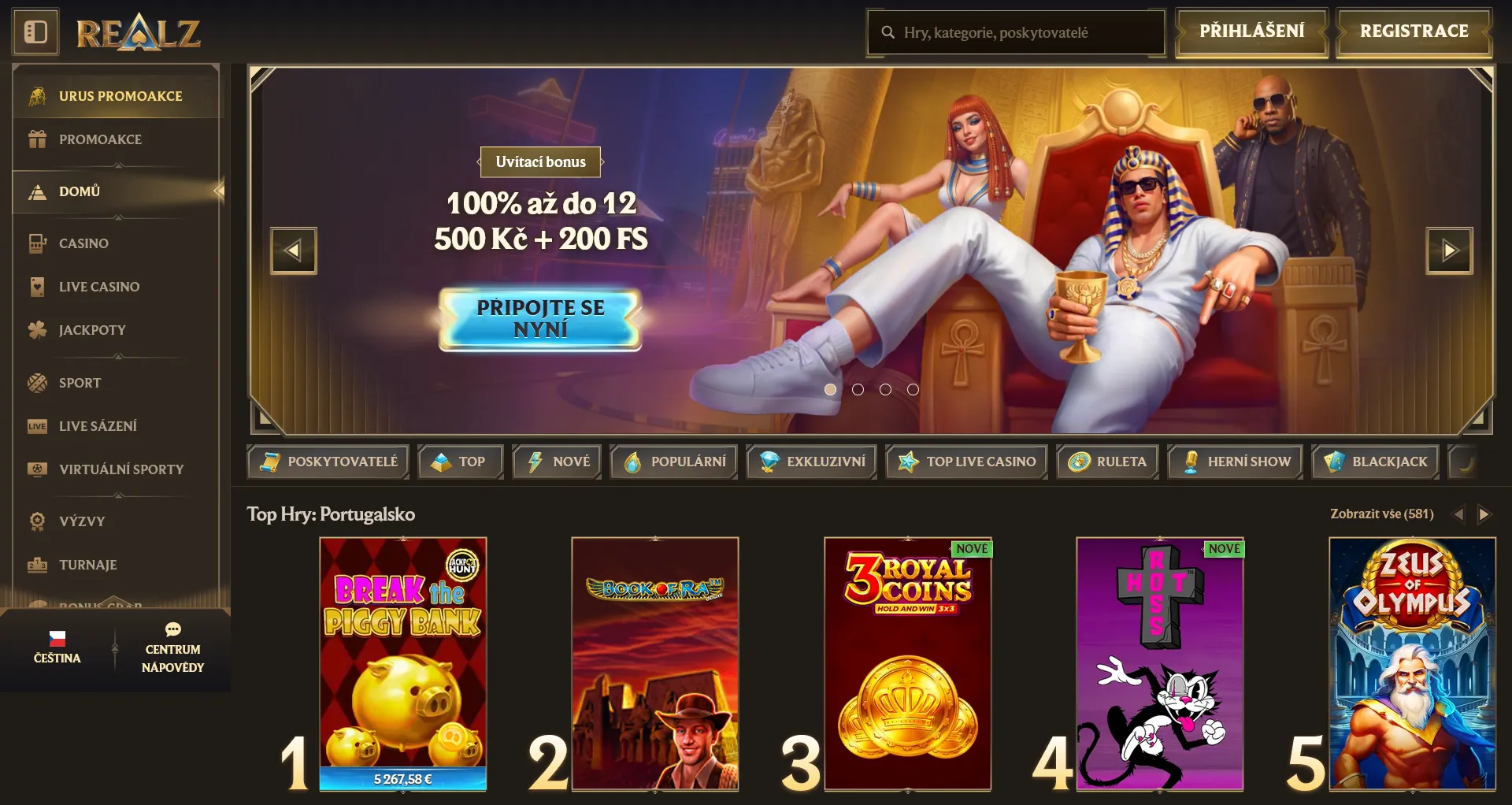 Realz casino