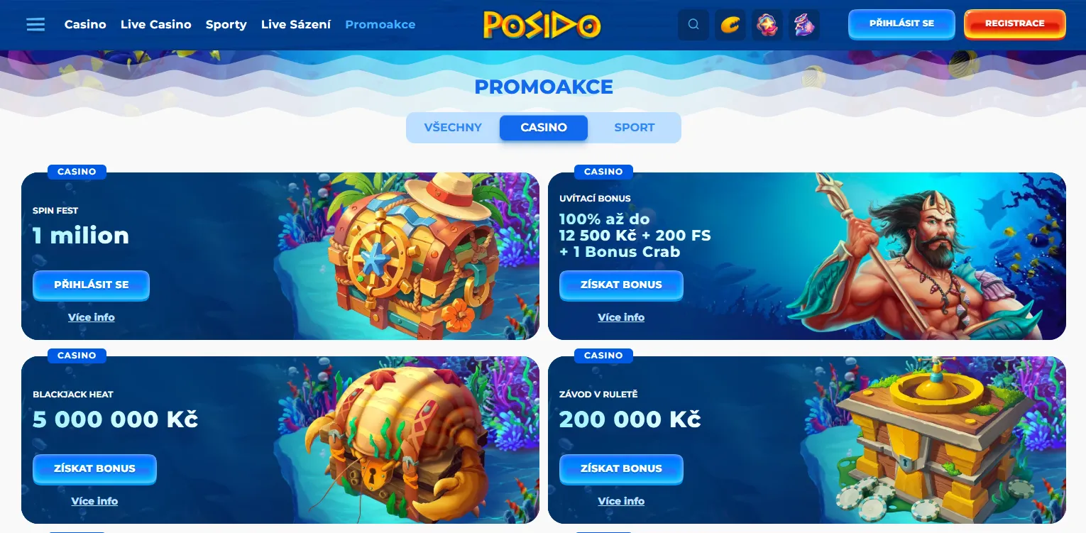 Bonusy a promo akce Bonusy a promo akce