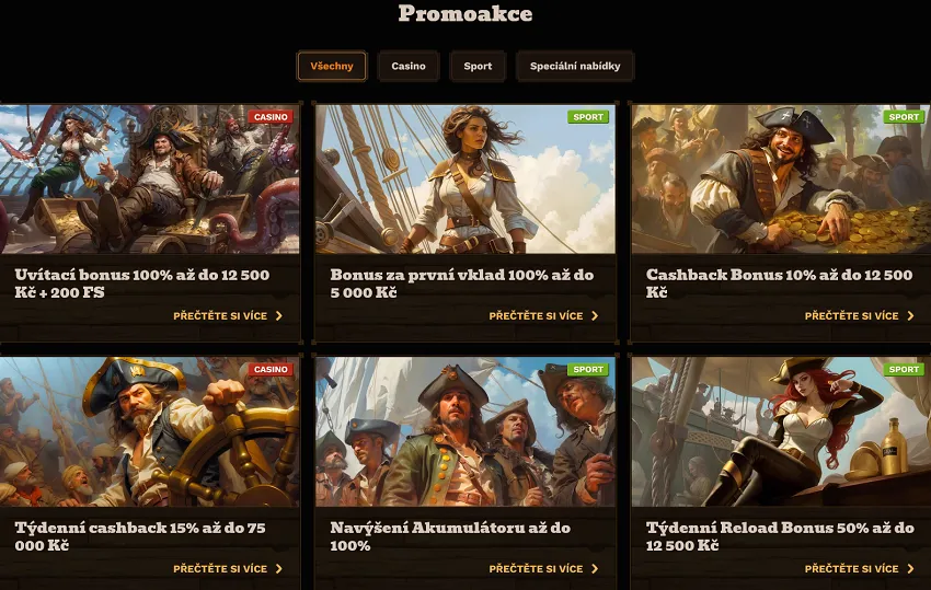 Bonusy a promoakce