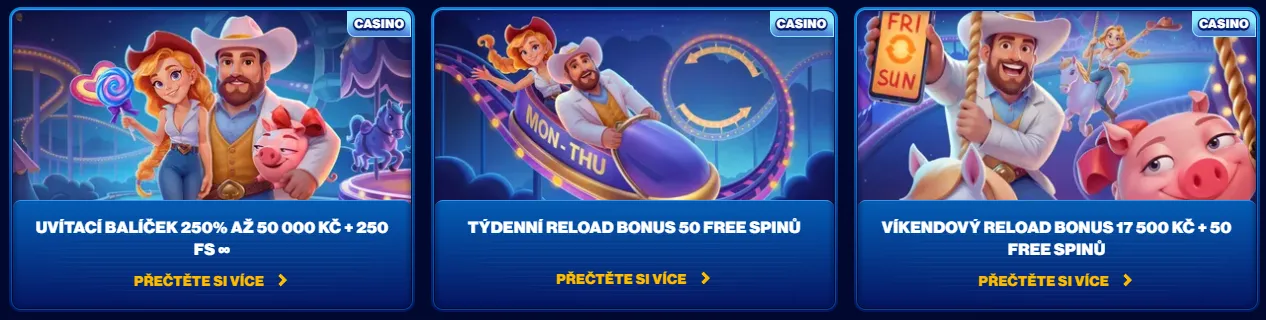 Bonusy a promo akce 