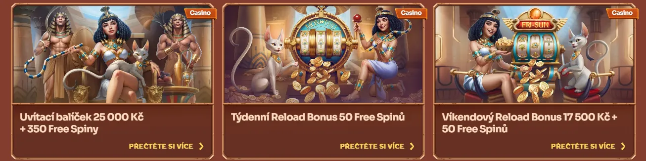 Bonusy a promo akce