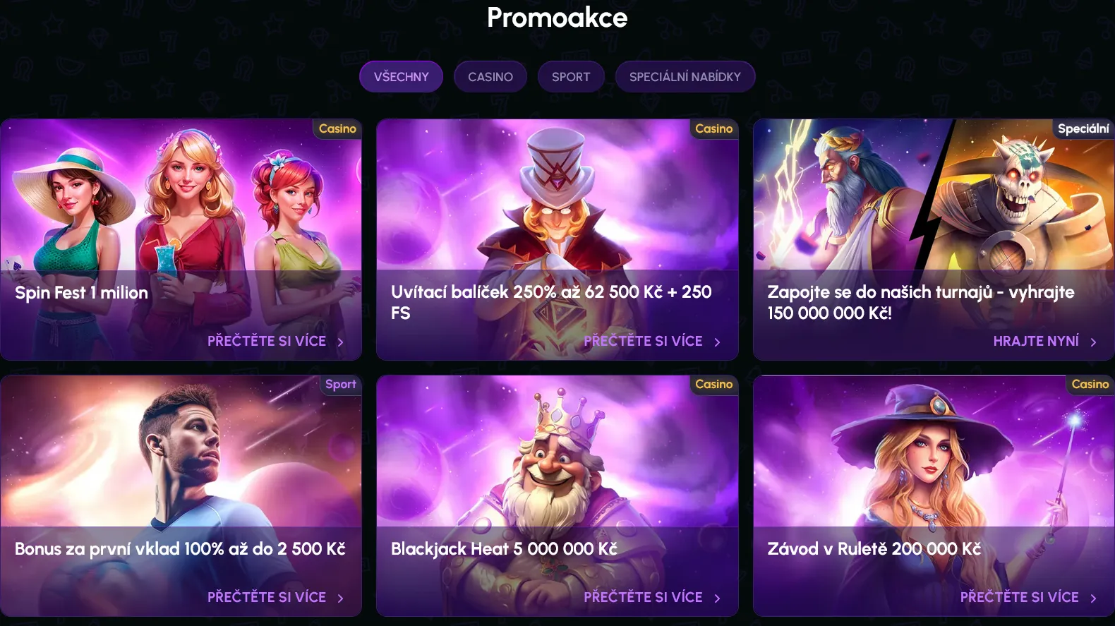Bonusy a promoakce