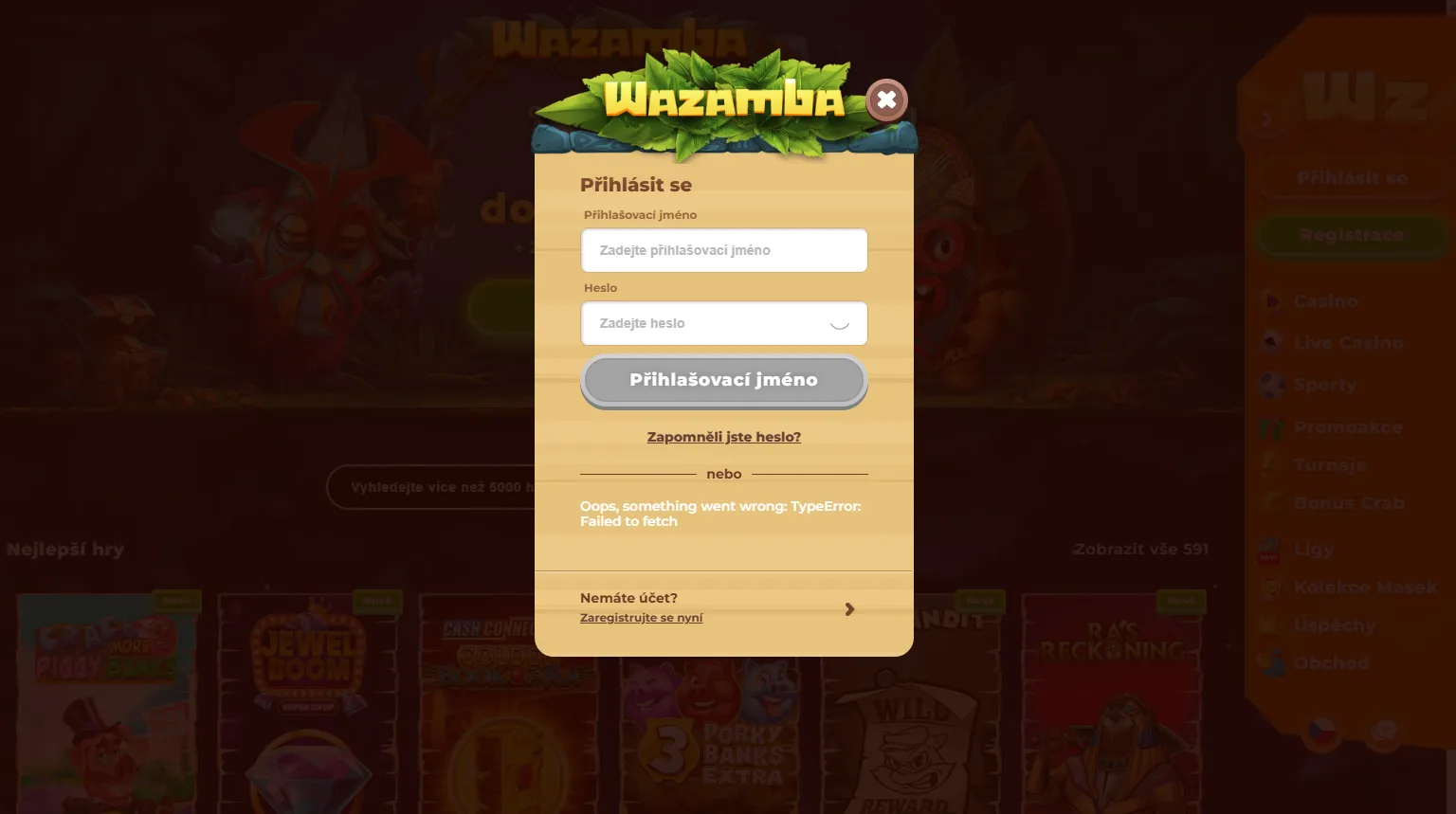 Wazamba casino&nbsp;