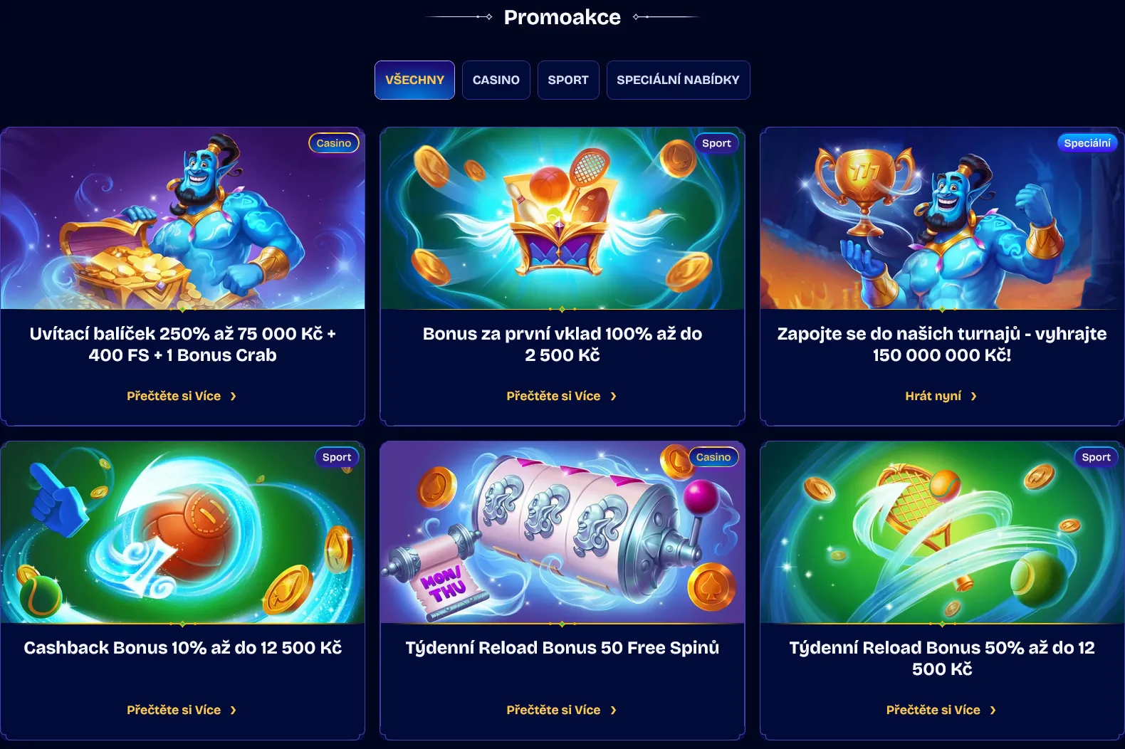 Bonusy a promoakce