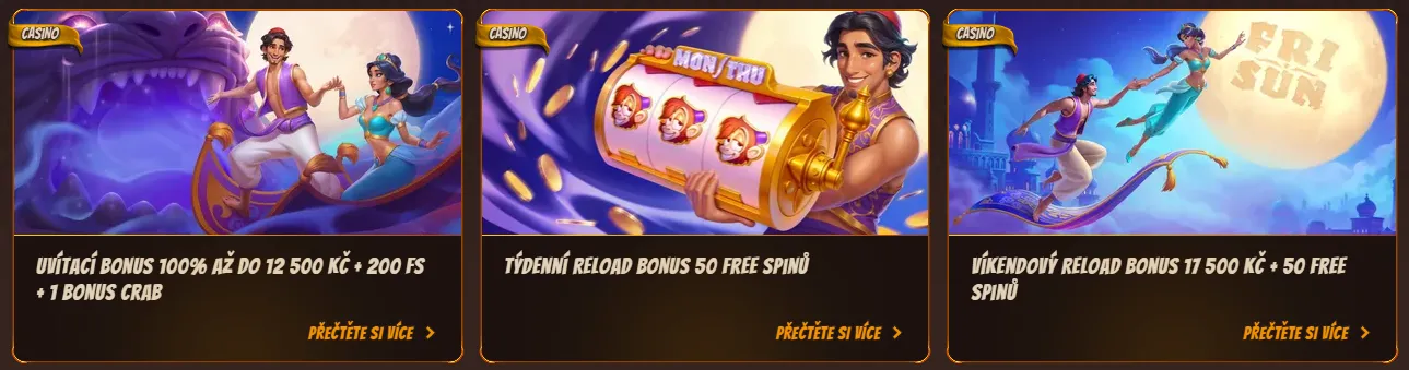Bonusy a promo akce 