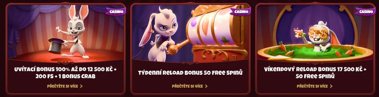 Bonusy a promo akce 