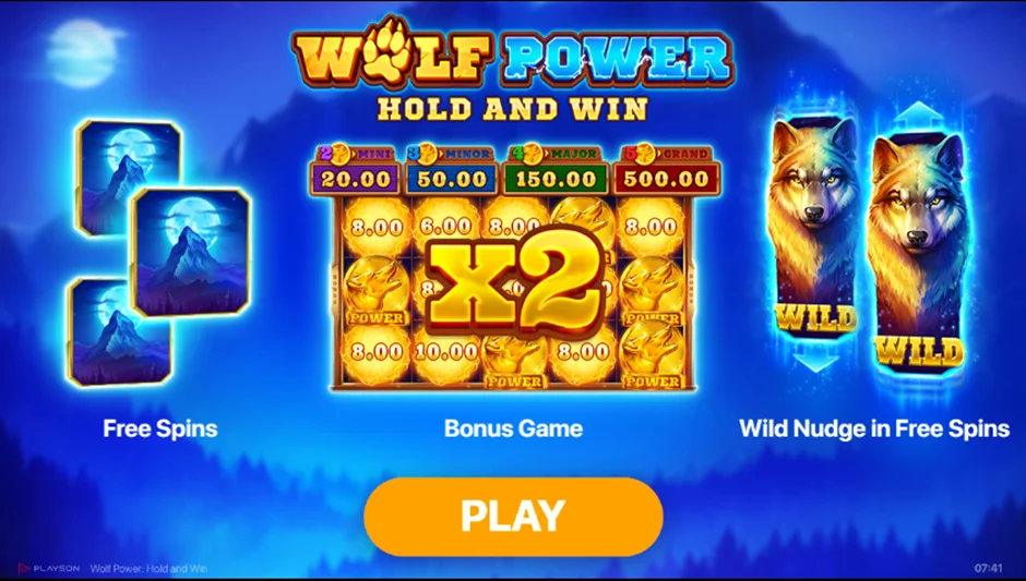 Jak hrát Wolf Power: Hold and Win