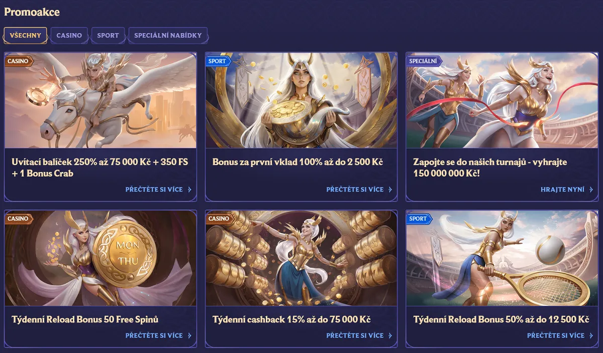Bonusy a promoakce