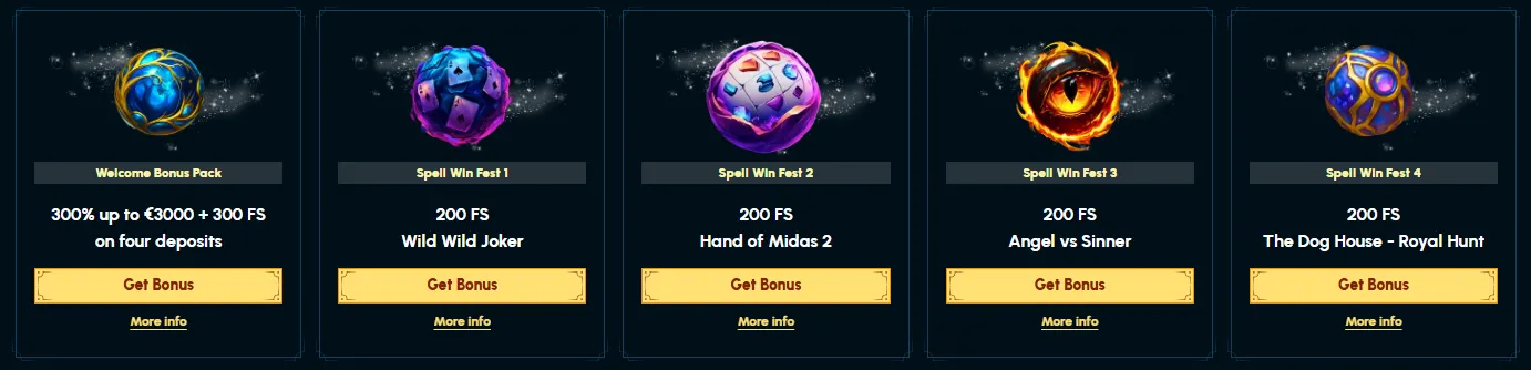 Bonusy a promo akce