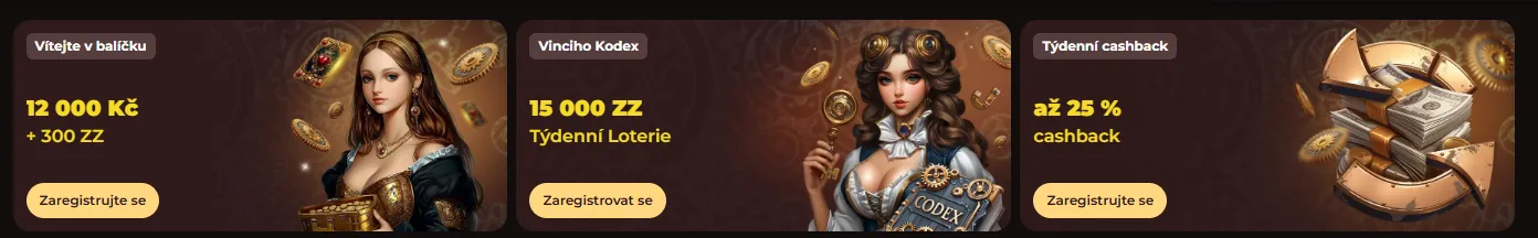 Bonusy a promo akce 