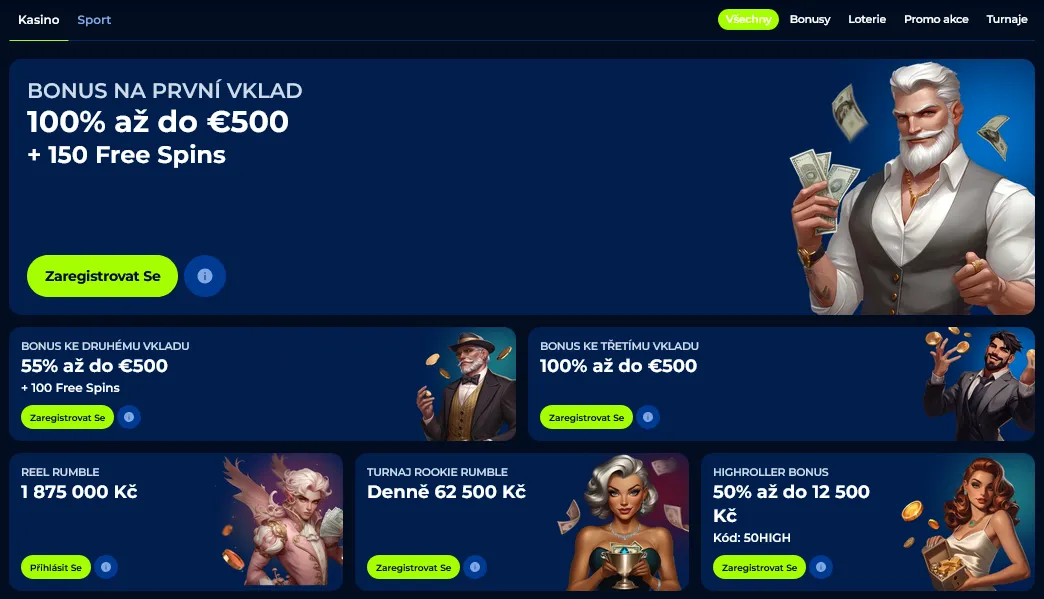 Bonusy a promoakce