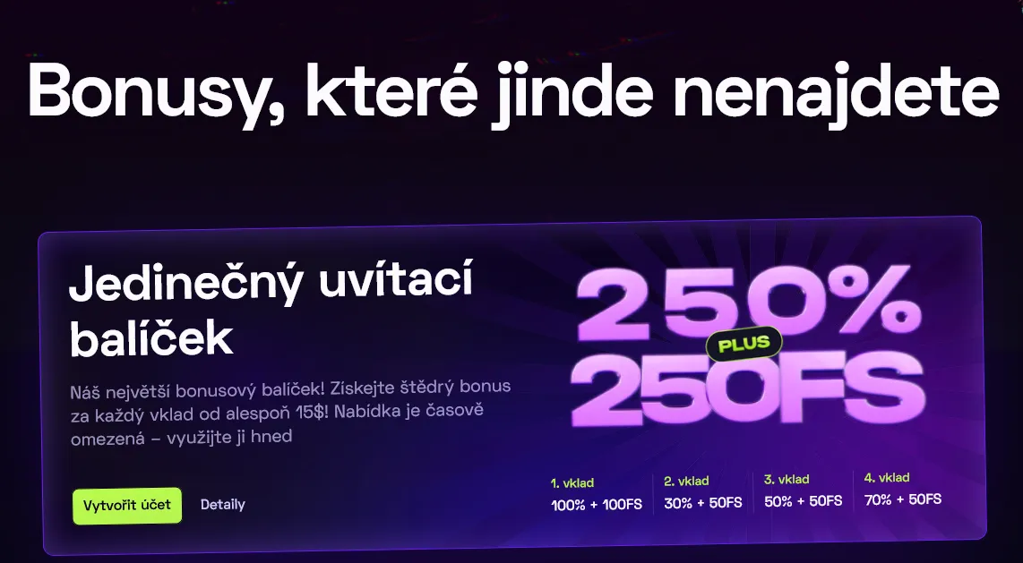 Bonusy a promoakce