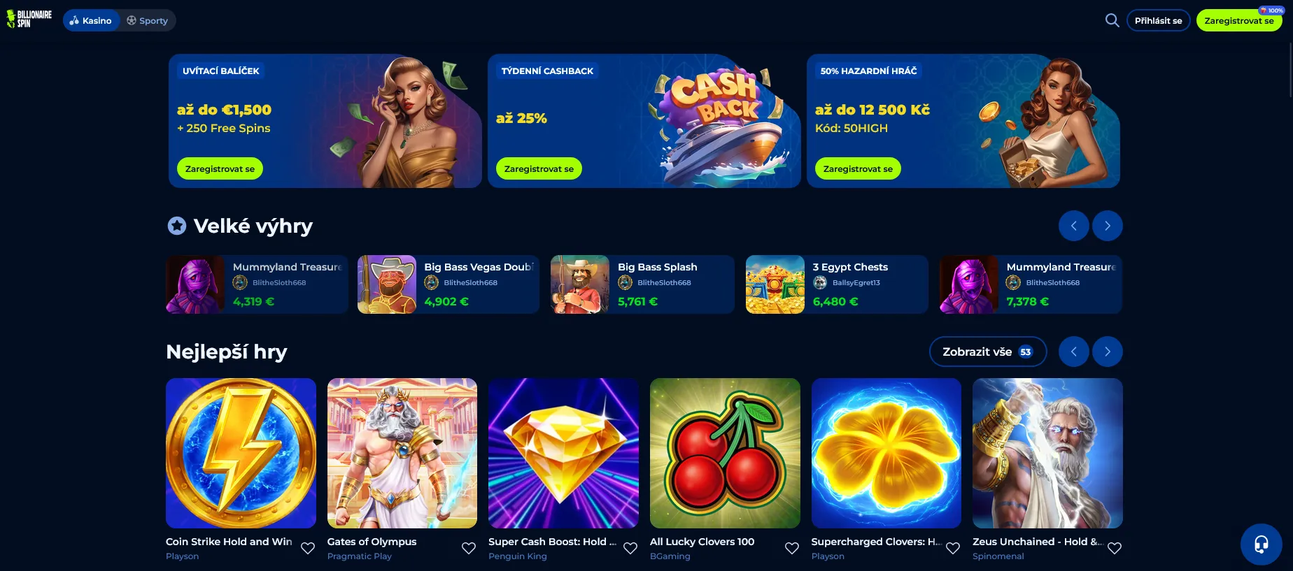 BillionaireSpin casino