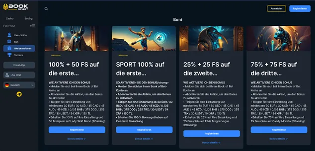 Boni und Promotionen