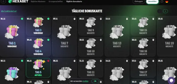 Boni und Aktionen Boni und Aktionen