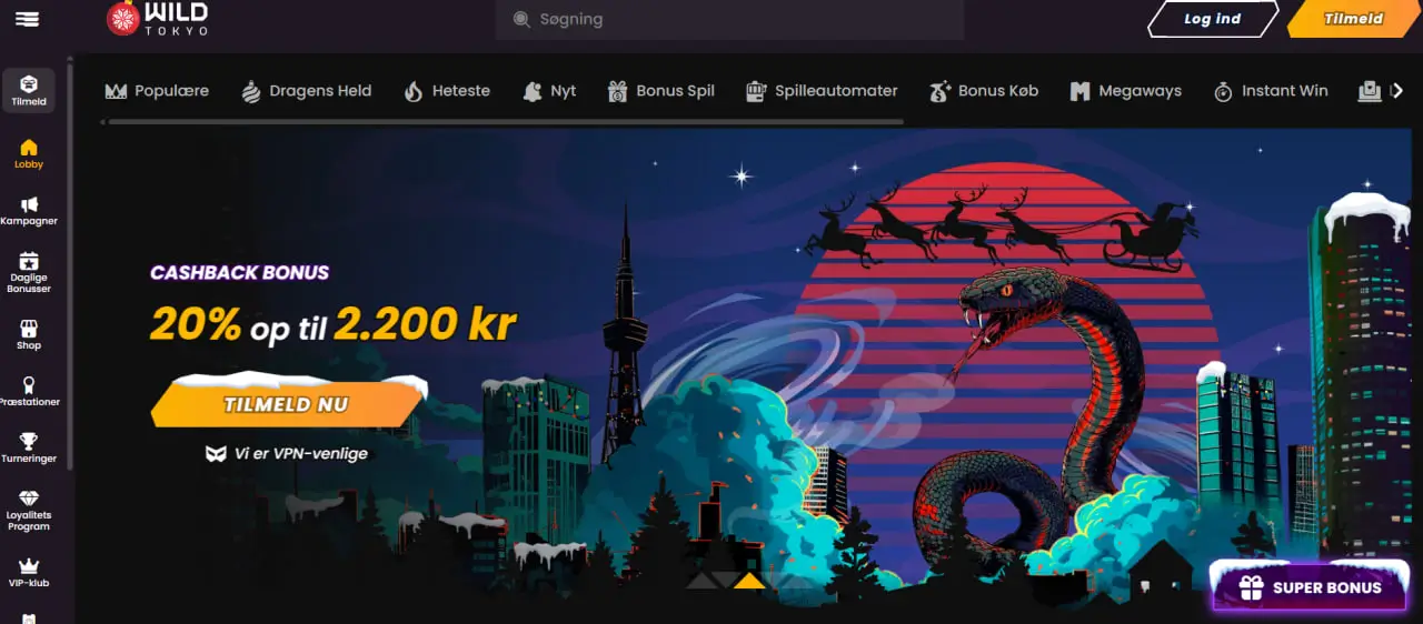 Anmeldelse Wildtokyo Casino