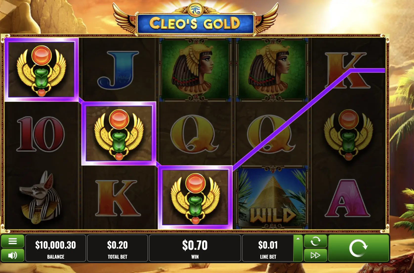 Cleo's Gold slot