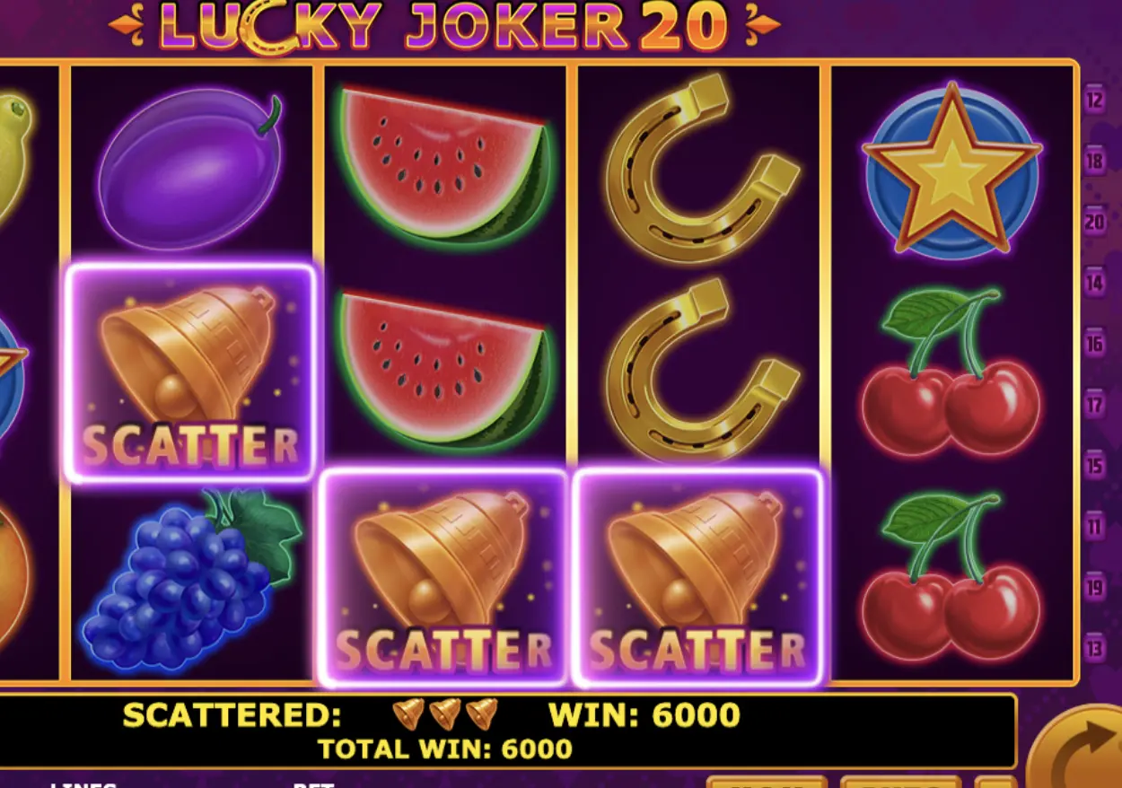 Lucky Joker 20: Vinderchancer