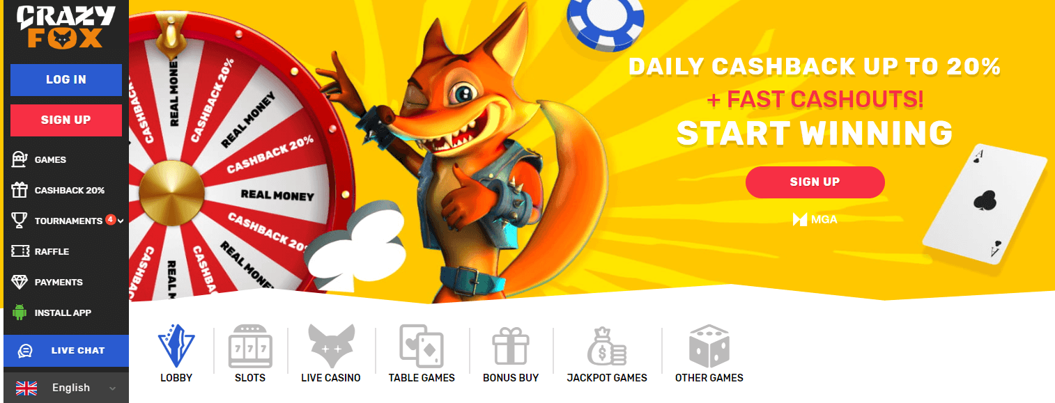 crazyfox casino review