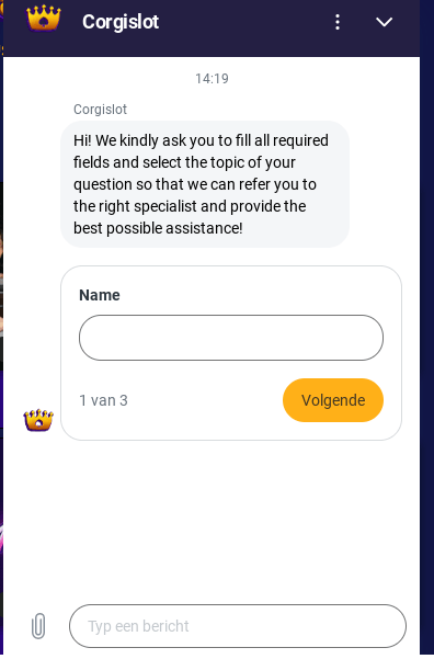corgislot casino klantenservice