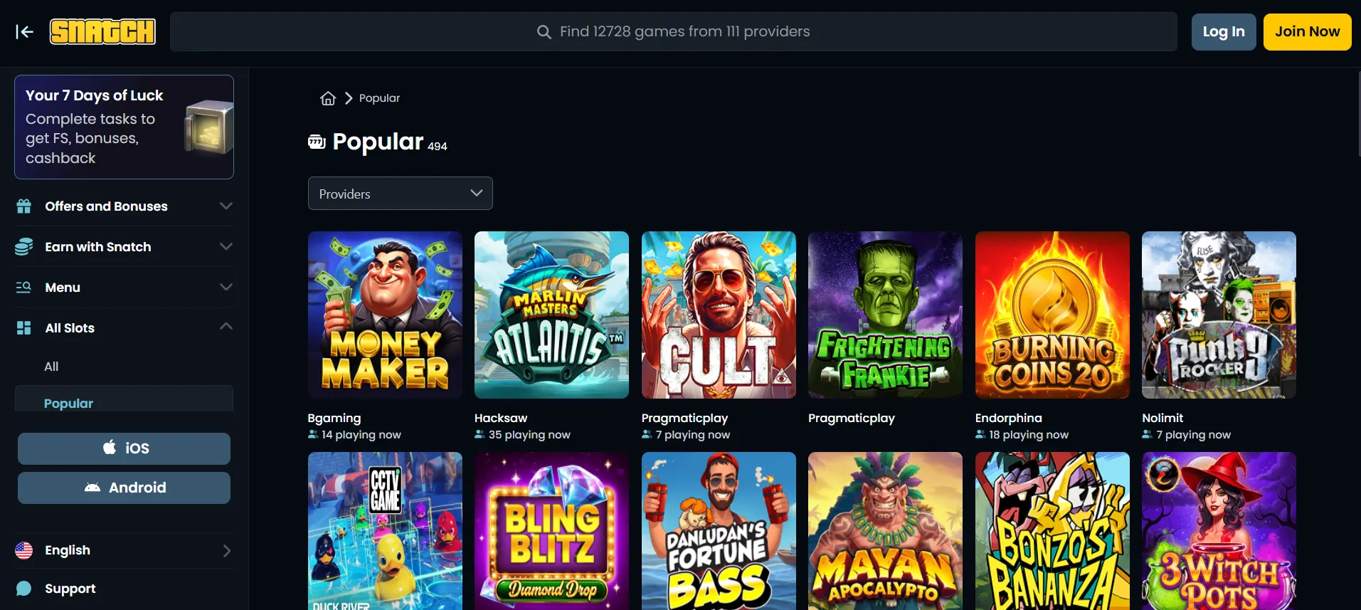 Snatch Casino
