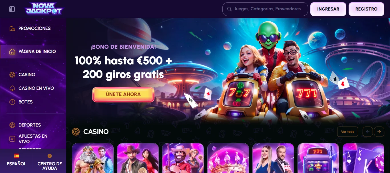 Novajackpot casino