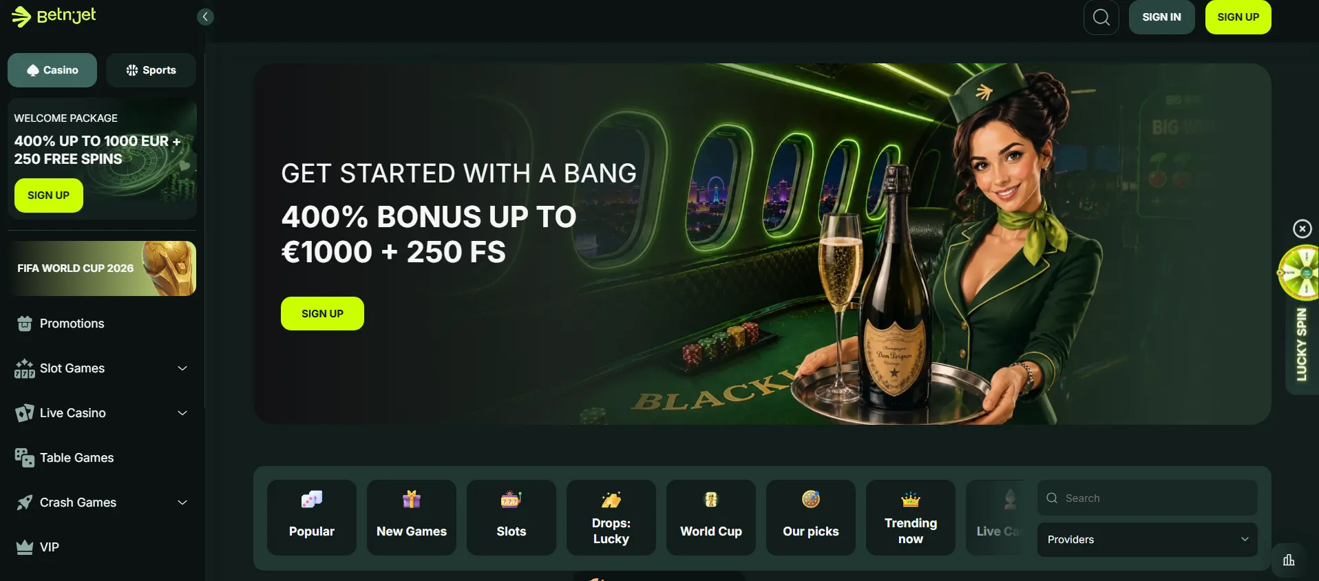 BetNjet casino