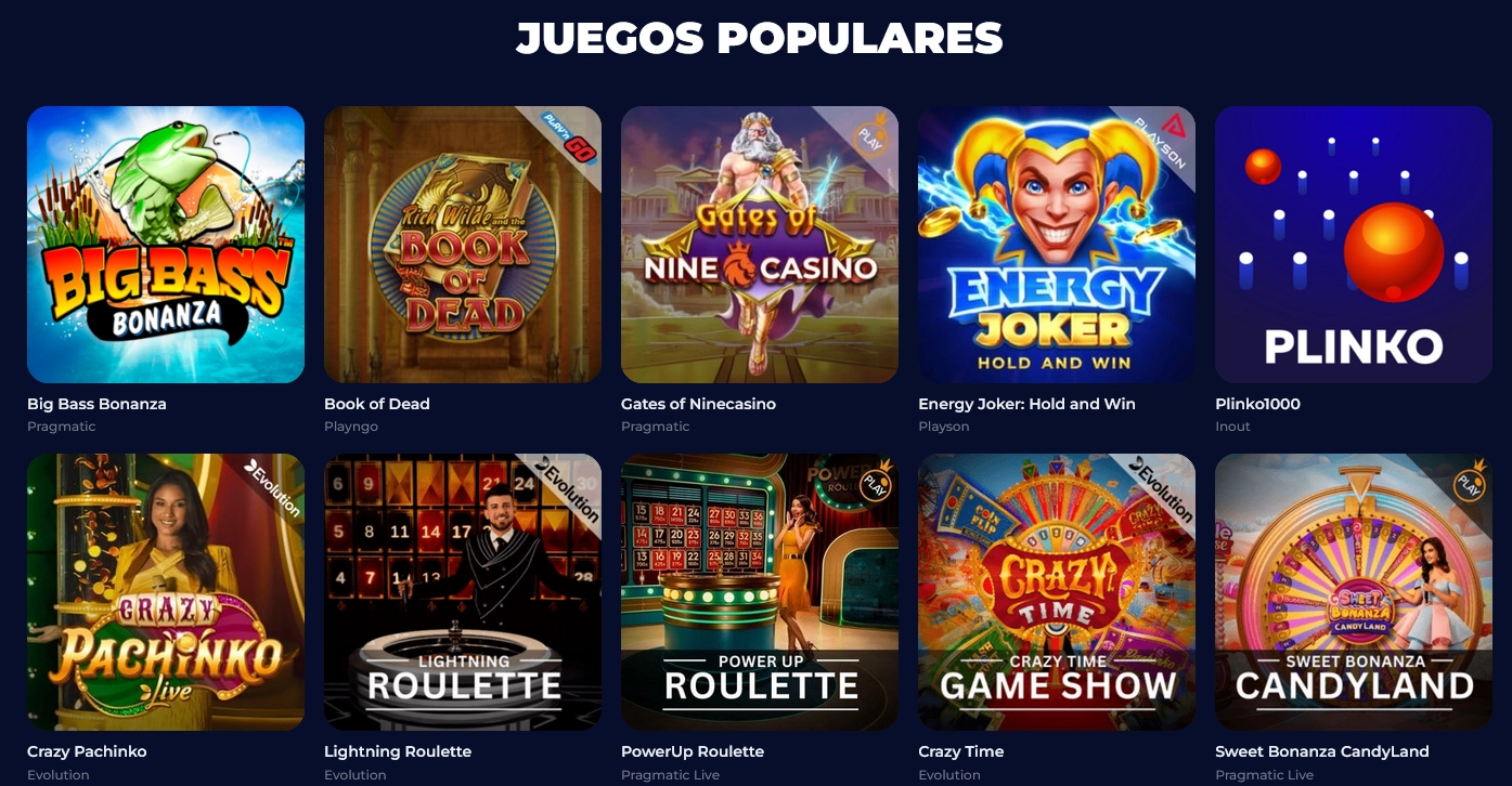 Selección de Juegos