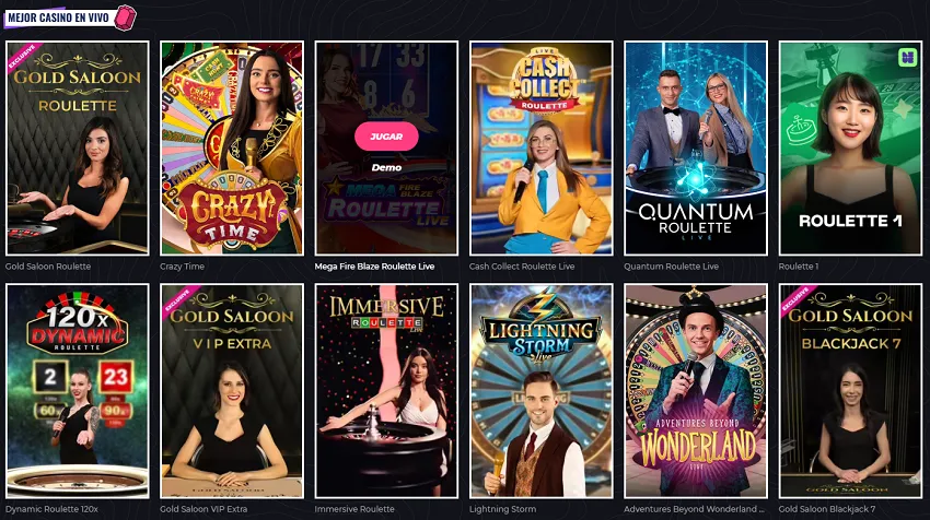 Selección de juegos