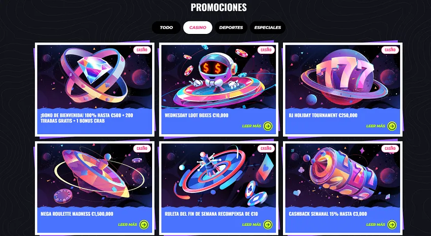 Bonos y promociones