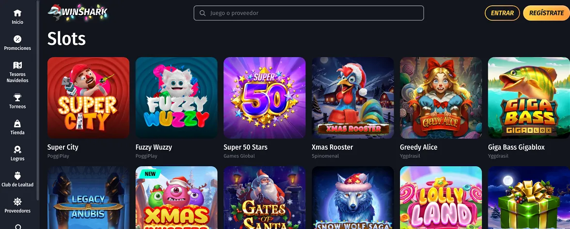 Selección de juegos