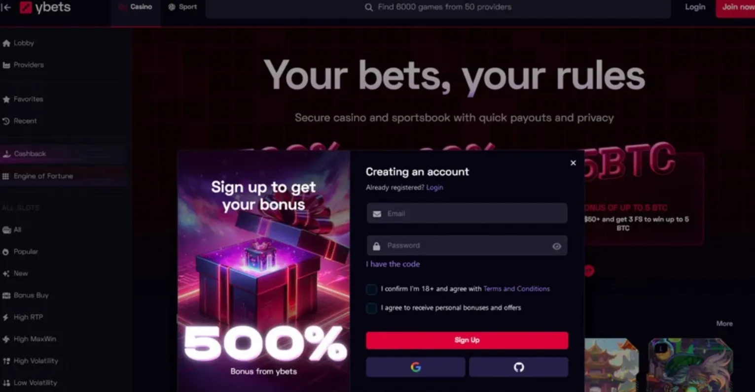 Ybets Casino