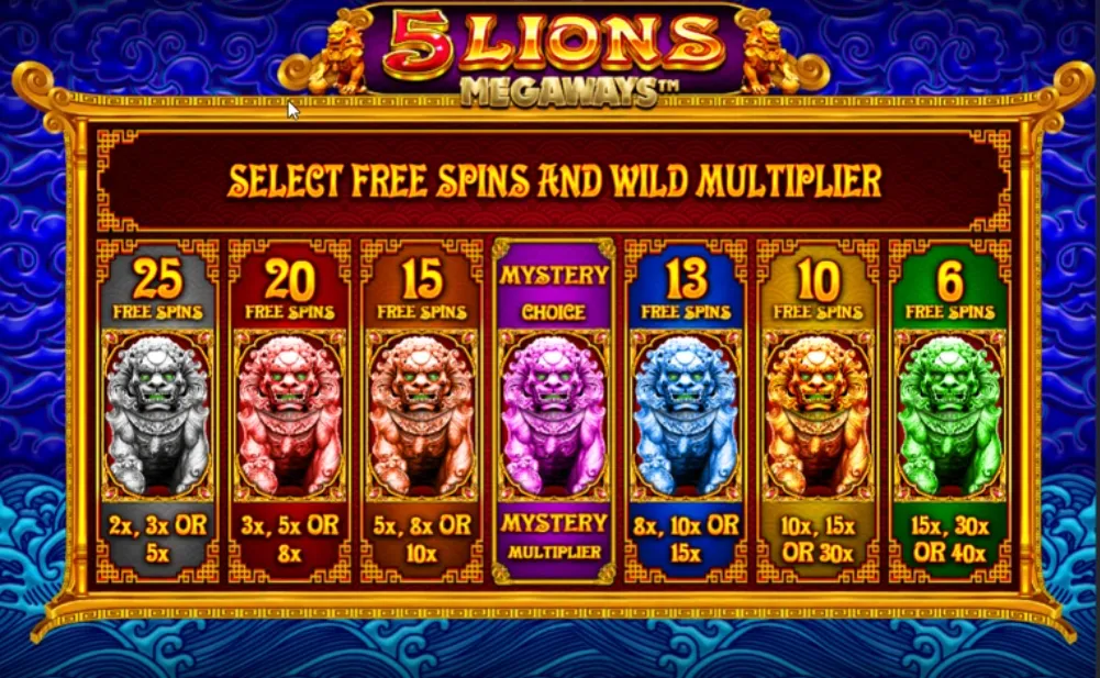 5 Lions Megaways