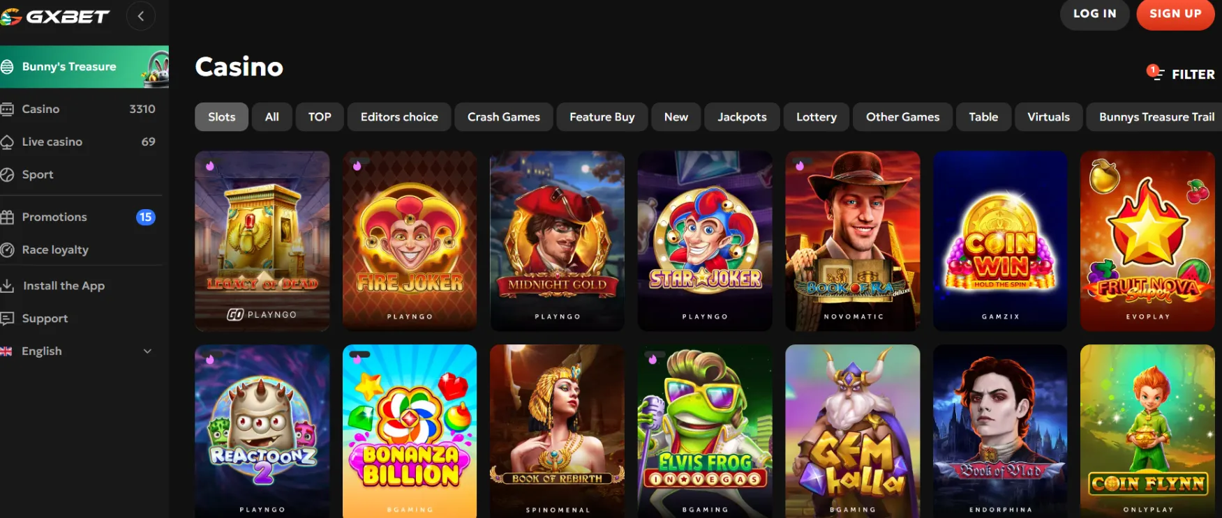 Gxbet Casino