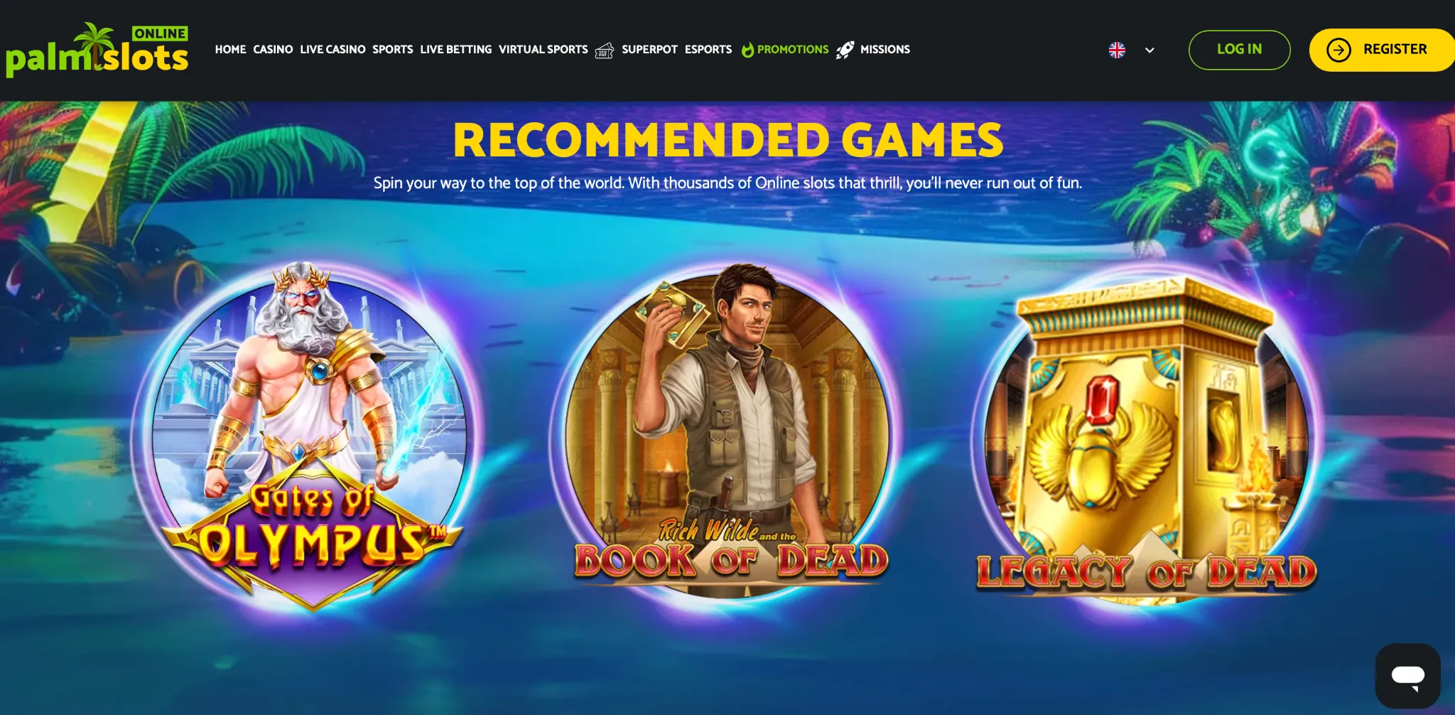 PalmSlots Casino