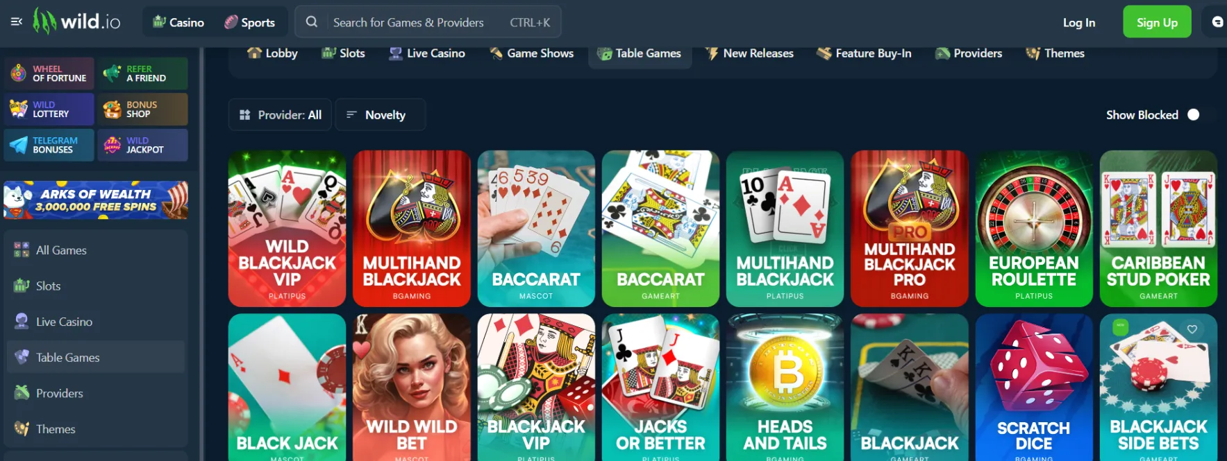 Wild.io Casino