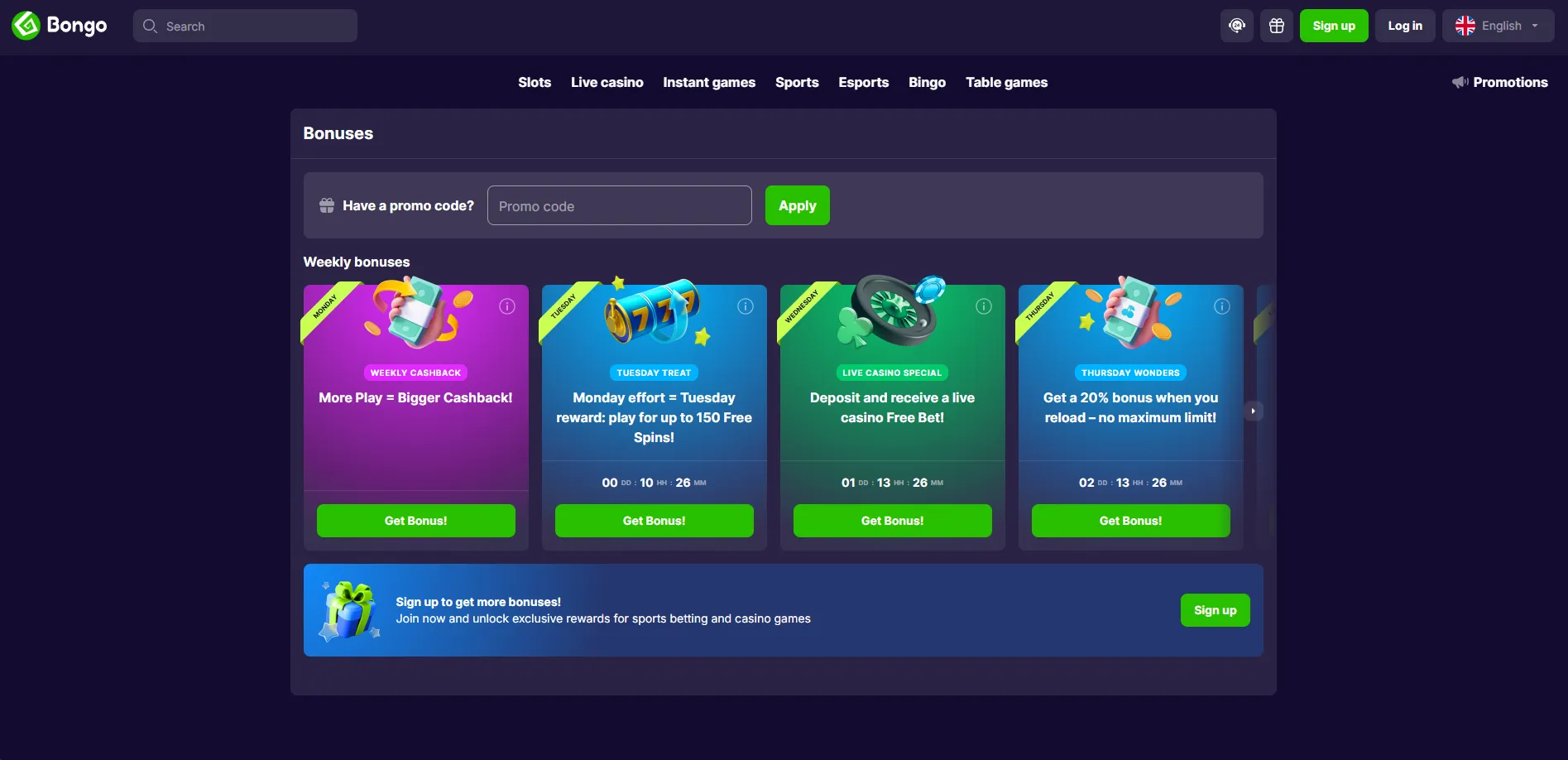 Bongo Casino Bongo Casino