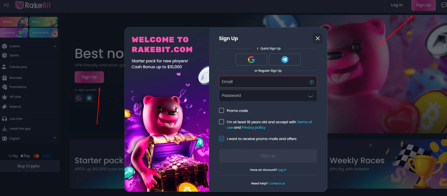 Rakebit Casino