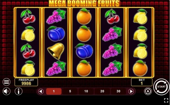 Mega Booming Fruits φρουτάκι