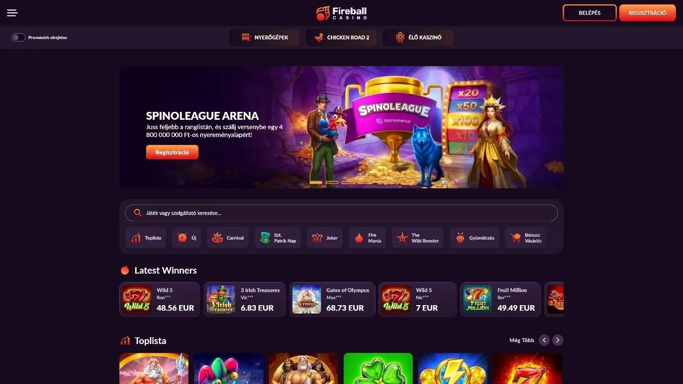 Fireball Kaszin&oacute;