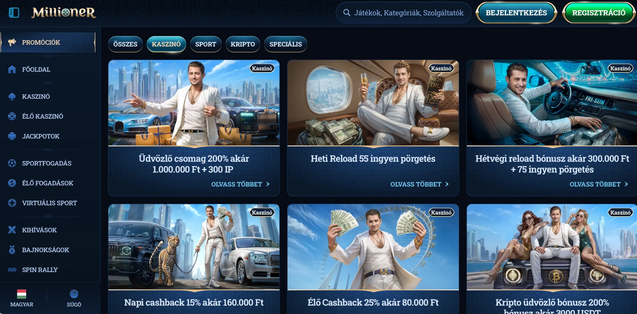 B&oacute;nuszok &eacute;s Prom&oacute;ci&oacute;k