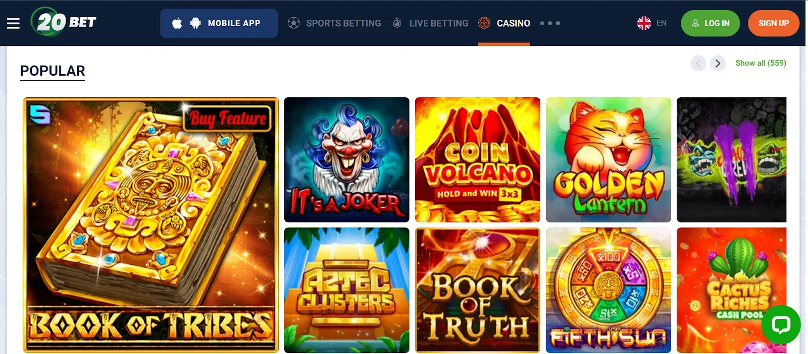 20Bet online casino