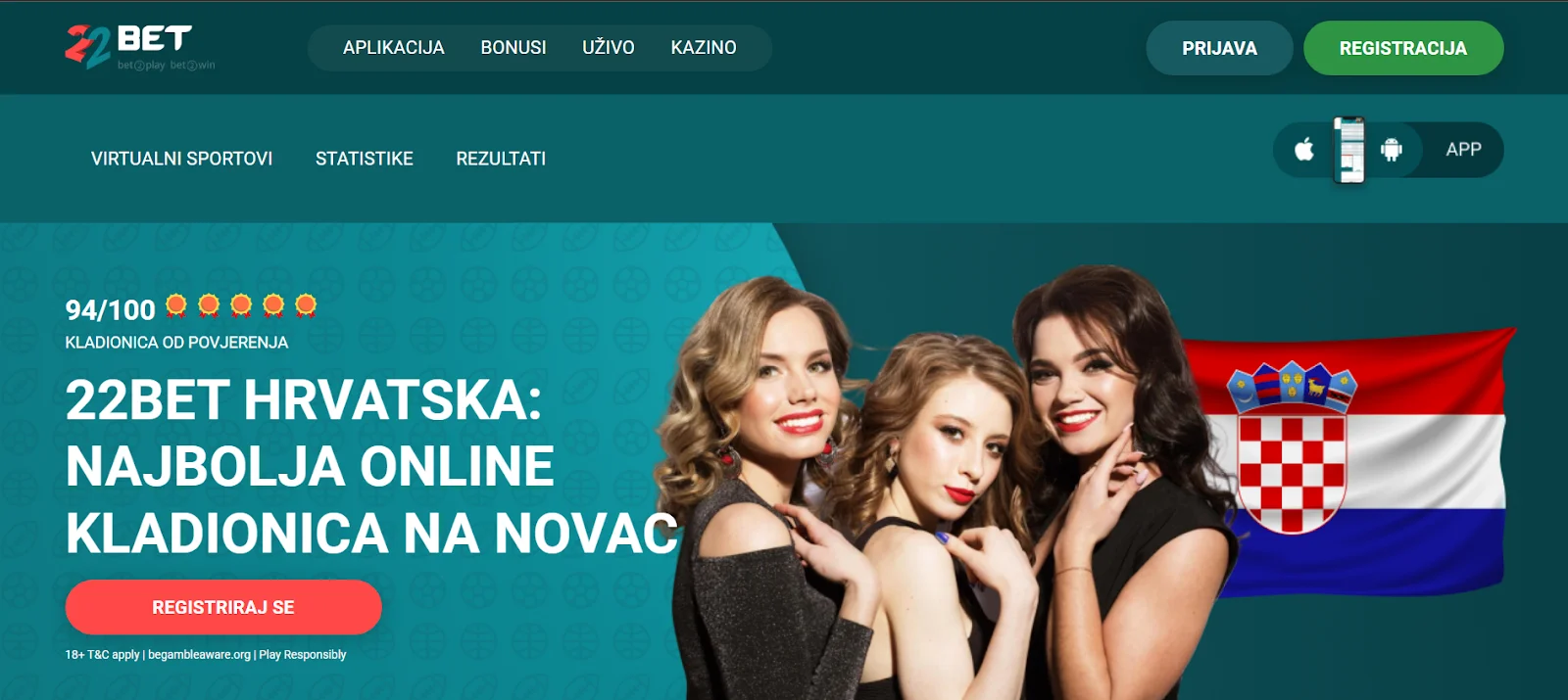 22Bet online kockarnica
