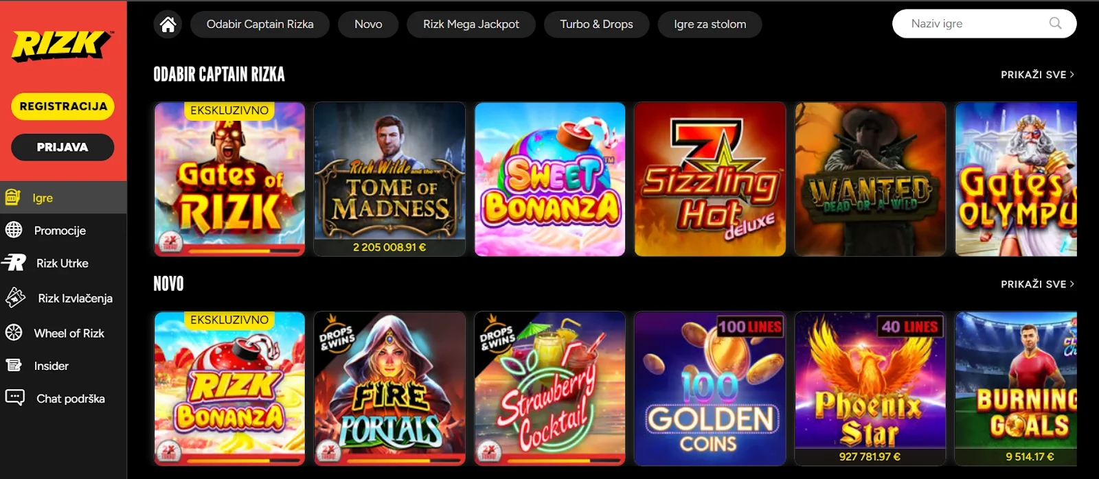 Rizk online kockarnica