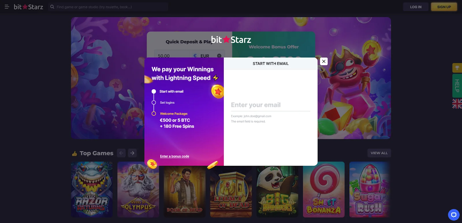 BitStarz bonus dobrodošlice