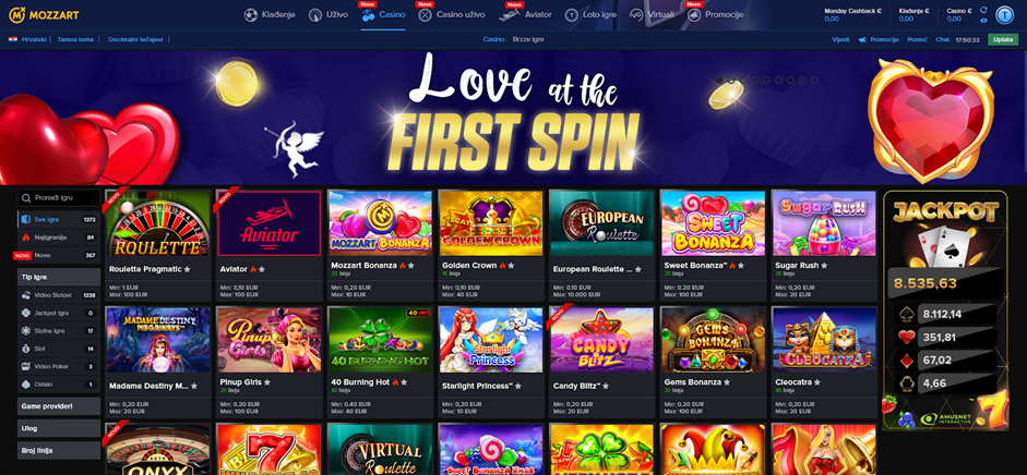 Mozzart online kockarnica