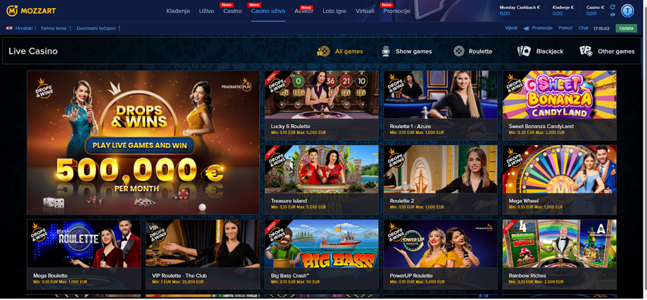Mozzart Casino recenzija