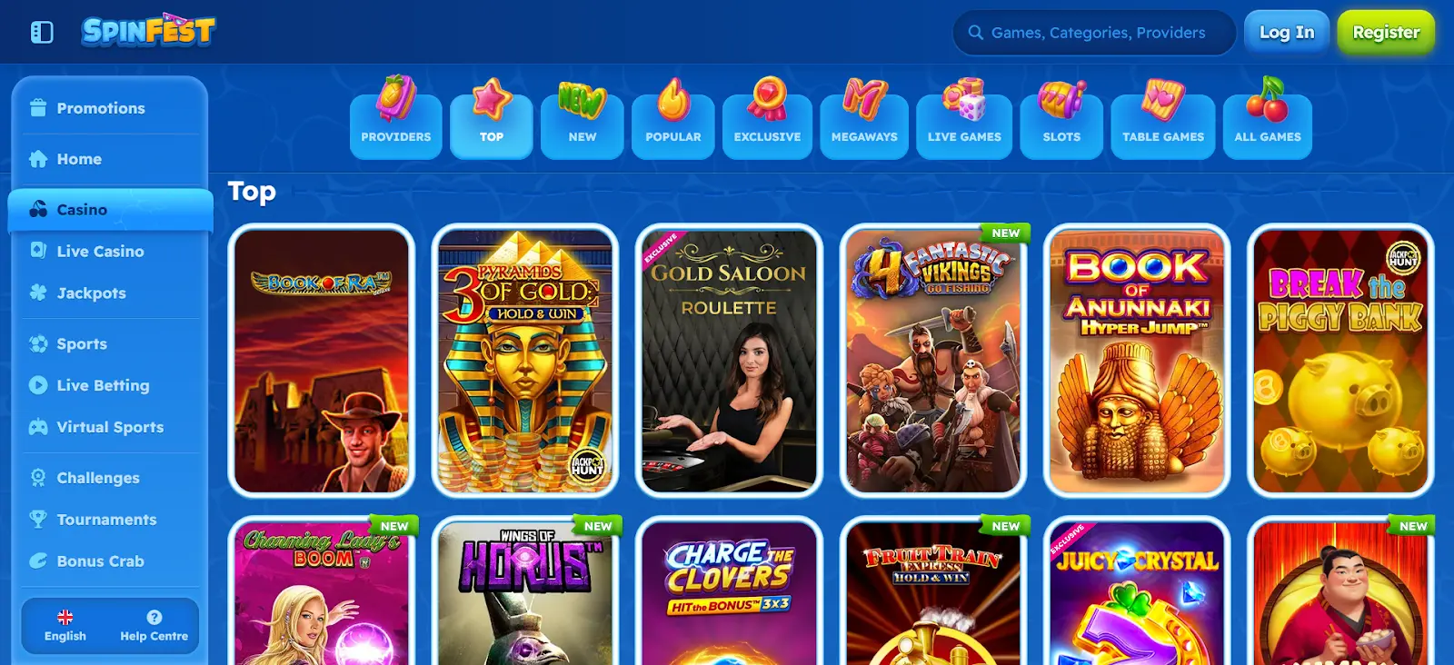 Spinfest online kockarnica