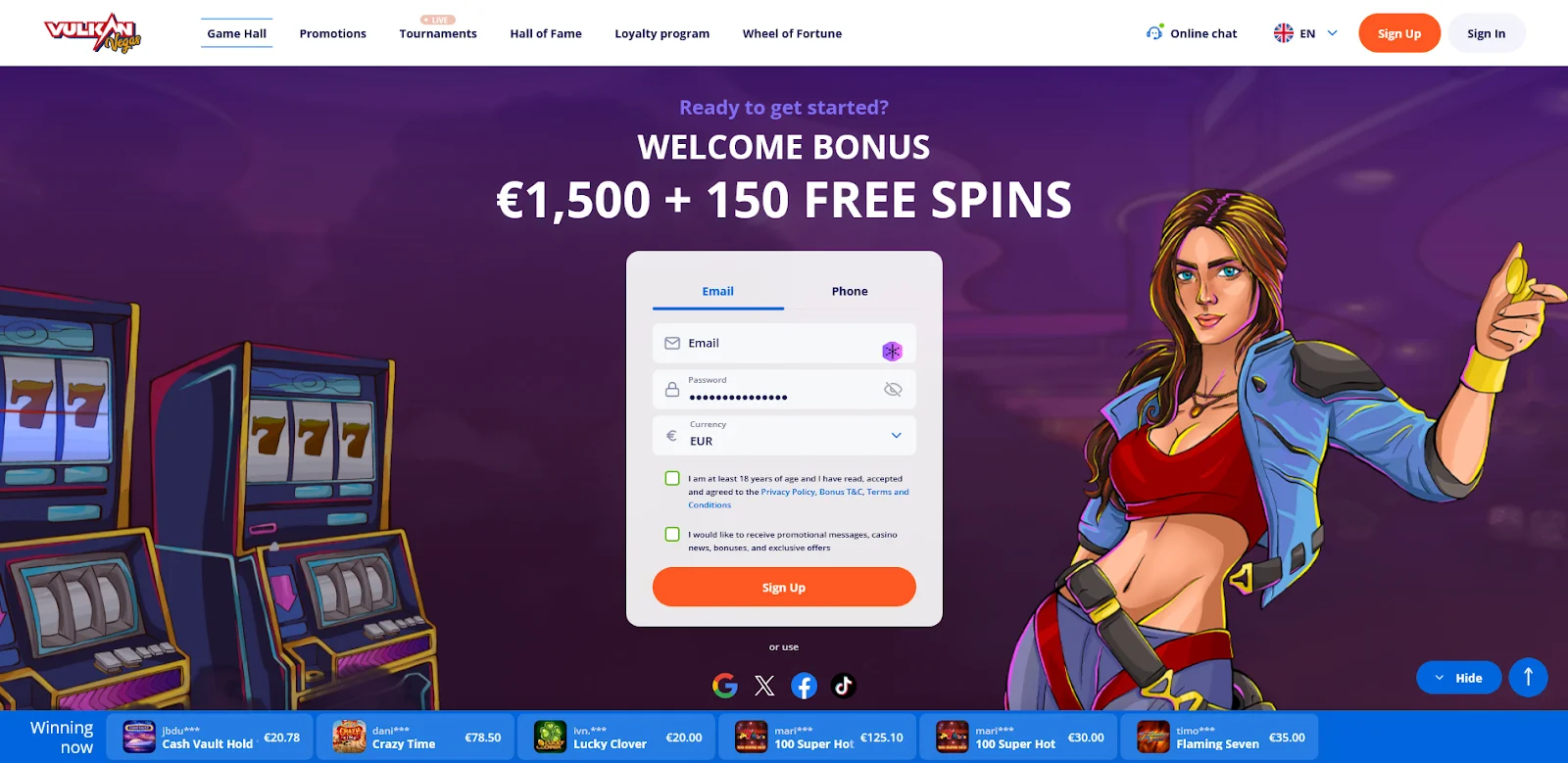 Vulkan Vegas Casino bonus dobrodo&scaron;lice