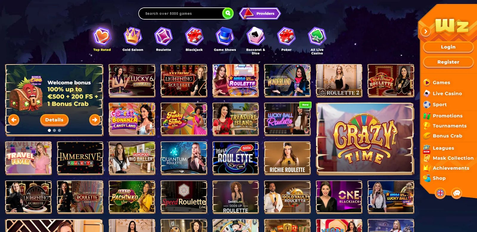 Wazamba Casino recenzija